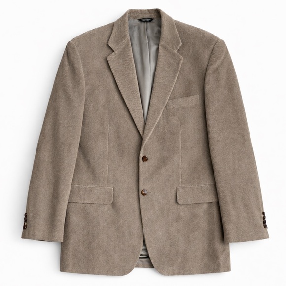 Polo Ralph Lauren Other - Ralph Lauren 1990s Vintage Corduroy Blazer Classic Office Outdoor Camel Tan 44L